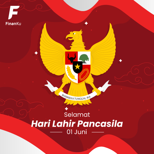 finanku's tweet photo. "Tangguhkan semangat kebhinekaan. Jaga kesatuan dan persatuan NKRI. Selamat Hari Lahir Pancasila."

#pancasila #indonesia #fintech #finanku #p2plending #pinjol https://t.co/AddE3al4YF