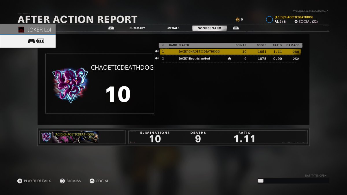 chaoeticacid's tweet photo. ElectrianGod #ACID #CHAOETICS #clan #PS4share https://t.co/tL2re45KRM