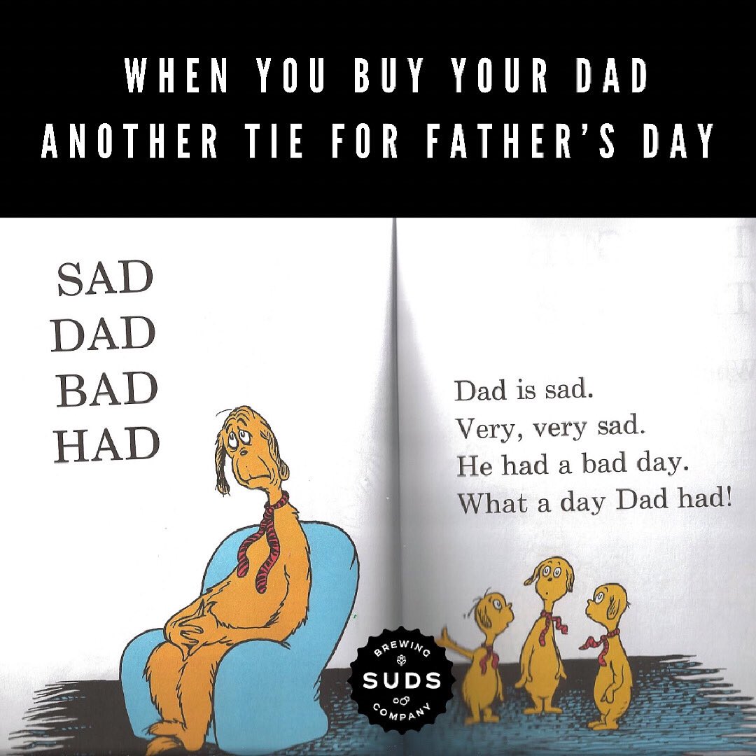 SudsBrewingCo's tweet photo. Don’t make dad sad! Grab him our gift box instead. https://t.co/LiksY4ZscK only 50 boxes available! https://t.co/iTVeXqlbcu
