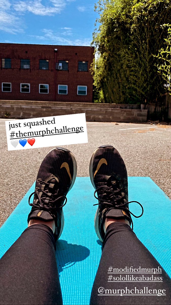LaurenArtino's tweet photo. 2 hours of my day dedicated to those who served & sacrificed it all.
not enough. but it felt great.
#themurphchallenge
#modifiedmurph
please check out this amazing organization & the reason for today’s workout: https://t.co/S4m8LeBSwz
💙 https://t.co/YaGrJ95YAo