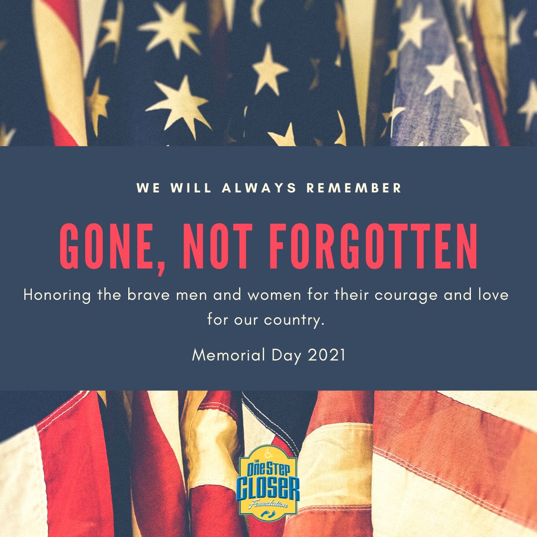 Let’s remember our fallen service members with pride this Memorial Day. #MemorialDay2021  #MemorialDay
