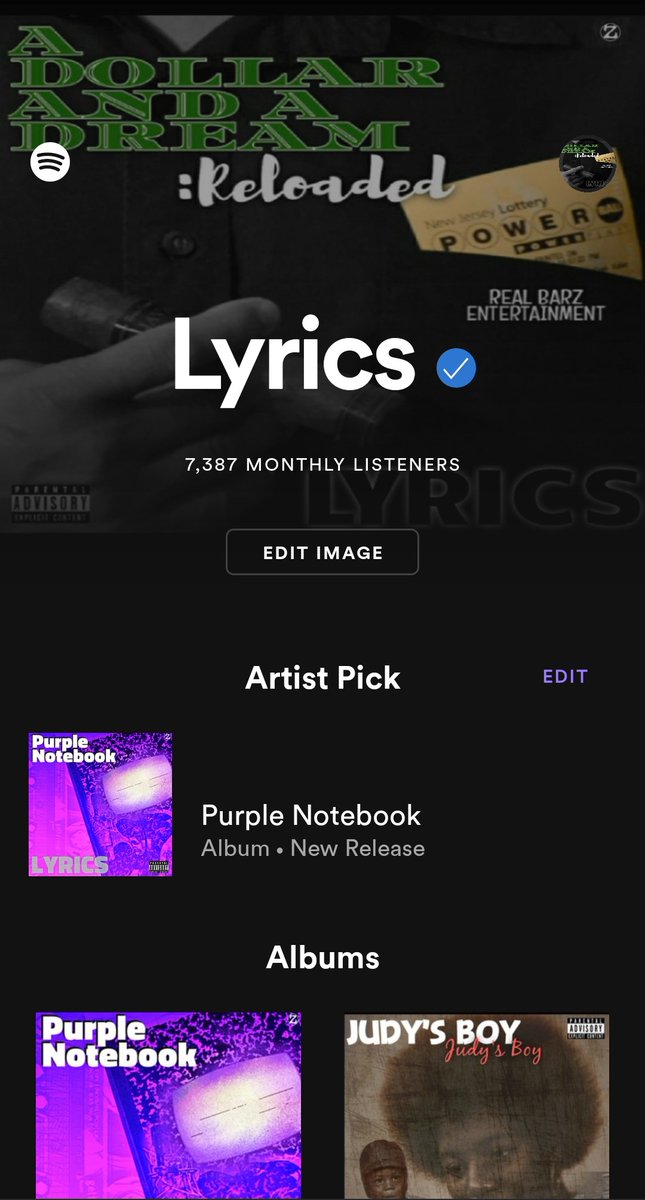 Follow me on spotify if you're a fan of real barzzzzz