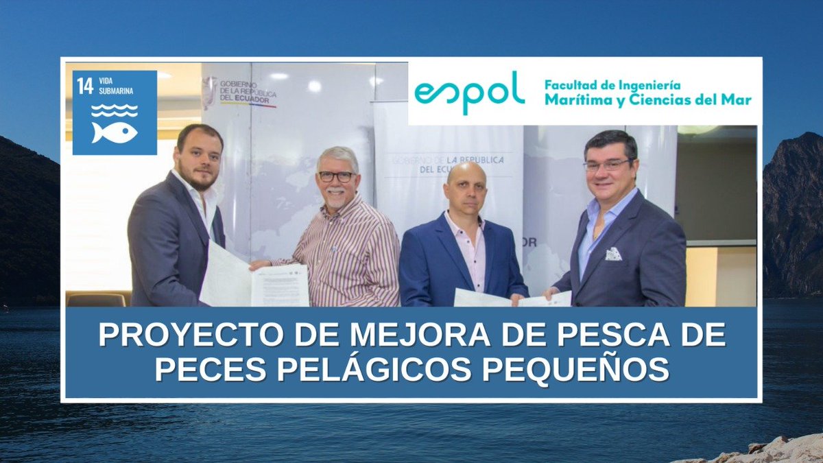 danielafdez6's tweet photo. El FIP por @PesqueriaEc y con colaboración internacional y sector privado mostró avances en el cumplimiento del ODS14: Vida Marina.
#ODS #ESPOL #FIMCMESPOL #ImpactoAmbientalMarinoCostero
@grinconp @PilarCo70133476 @fimcmespol @espol @cparedesverduga @CancilleriaEc @Ambiente_Ec https://t.co/MUaAwsHUif