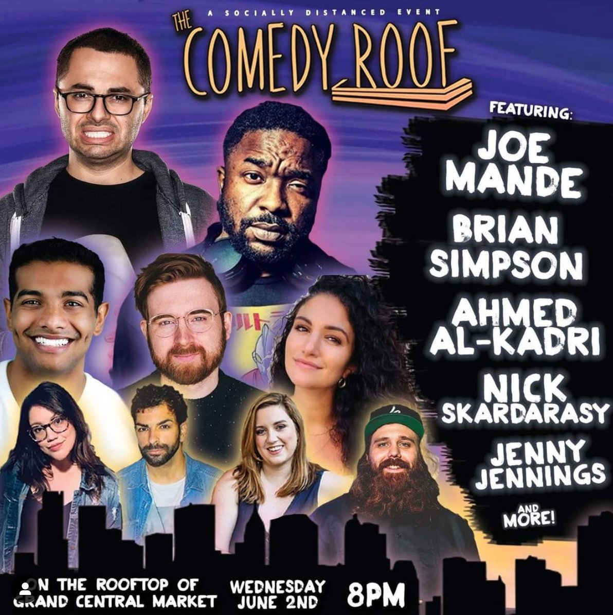 #PickoftheDay: The Comedy Roof <a href="/GrandCentralMkt/">Grand Central Market</a> 6/2
thecomedybureau.com/comedy-roof-6-…