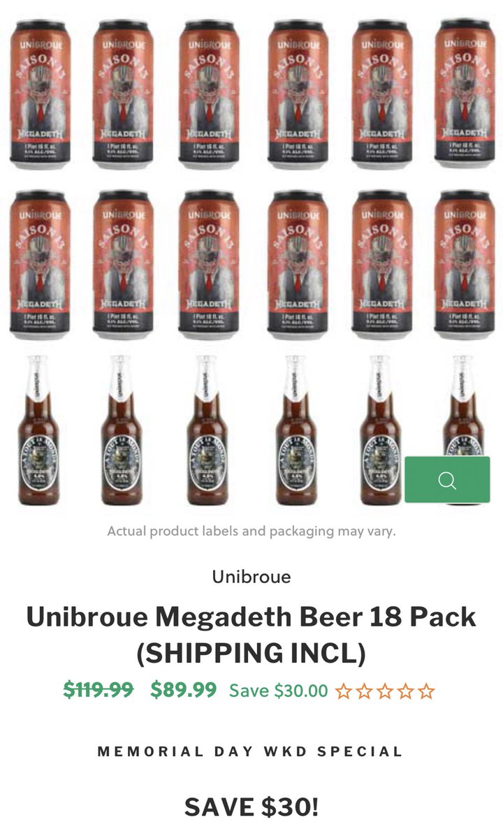 Megadeth Beer (@megadethbeer) on Twitter photo LAST DAY for our massive #MemorialDay #SALE. Don’t miss out on the À Tout Le Monde & Saison 13 18-pack! Only at craftshack.com/collections/me… (delivered directly to you!)💀🍻 <a href="/Megadeth/">Megadeth</a> <a href="/DaveMustaine/">Dave Mustaine</a> <a href="/Craftshackbeer/">CraftShack</a> LAST DAY for our massive #MemorialDay #SALE. Don’t miss out on the À Tout Le Monde & Saison 13 18-pack! Only at craftshack.com/collections/me… (delivered directly to you!)💀🍻 <a href="/Megadeth/">Megadeth</a> <a href="/DaveMustaine/">Dave Mustaine</a> <a href="/Craftshackbeer/">CraftShack</a>