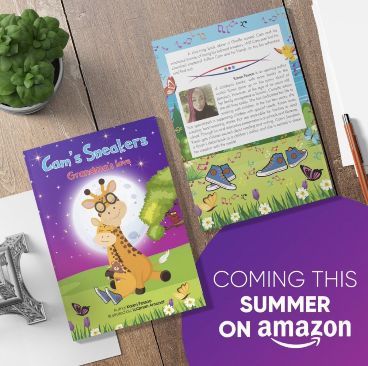 Pessoa9Karen's tweet photo. @AlHodge79 @Marshal16961787 #kidlit #series #writet #book2 #comingsoon
A heartwarming story of little giraffe named Cam and his adventures with his grandma Bea
https://t.co/PBZHQTCFoF https://t.co/qgHl54LvIX