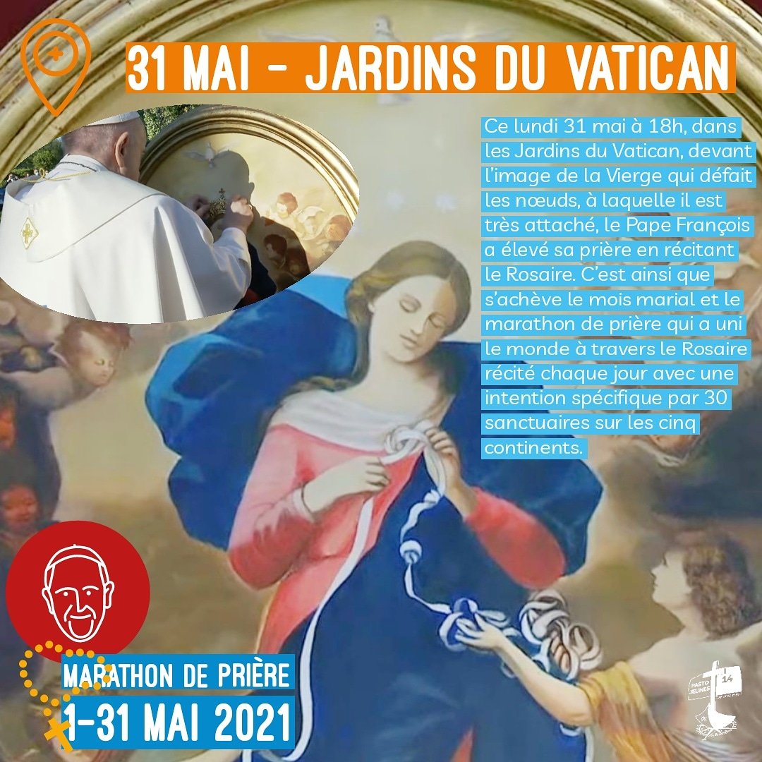 🙏💒📿
#PrionsEnsemble 
#rosaire #chapelet #viergemarie #saintemarie #priere #papefrancois #moisdemarie #moisdemai