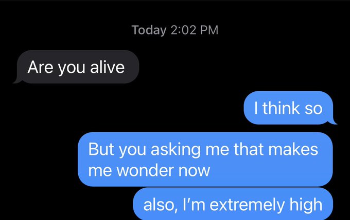 My life 😂 #texts #lol #ithinkso #high https://t.co/VcPfsO6ejP<a href="/tag/texts"class="tags">#texts</a><a href="/tag/lol"class="tags">#lol</a><a href="/tag/ithinkso"class="tags">#ithinkso</a><a href="/tag/high"class="tags">#high</a>