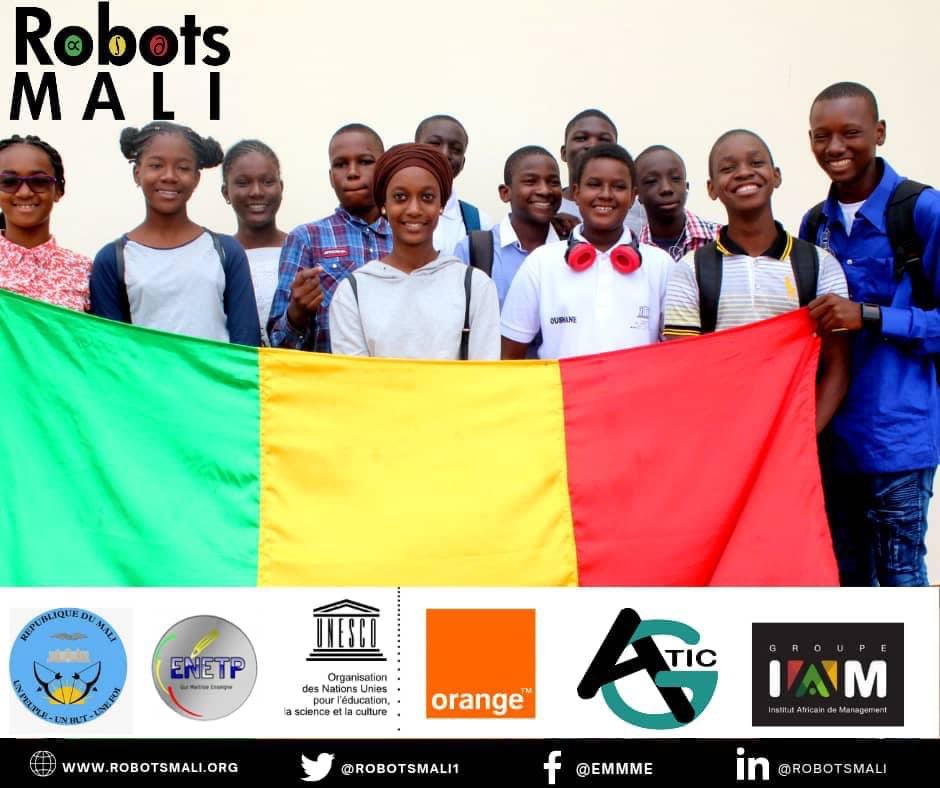 Après de nombreux succès à l’international, le Mali est encore une fois représenté par ses 4 équipes nationales de Robotique pour la compétition panafricaine de Robotique 2021. Suivez leur aventure avec RobotsMali <a href="/ParcRobotics/">PARC Robotics</a> @agetic_officiel <a href="/UNICEFEducation/">UNICEF Education</a> <a href="/unicefmali/">UNICEF Mali</a>