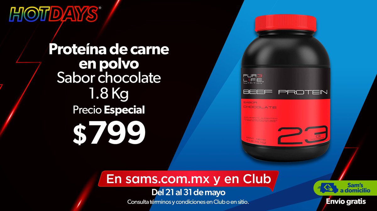 SamsClubMexico's tweet photo. Aprovecha las últimas horas de #HotDaysSamsClub con los mejores productos a un precio irresistible. Visítanos en tu Club favorito o haz tu pedido aquí 👉 https://t.co/UWHWBUdj5H y recíbelo Gratis en casa o recoge en Club Píck Up. https://t.co/bZxyCzJ3Nh