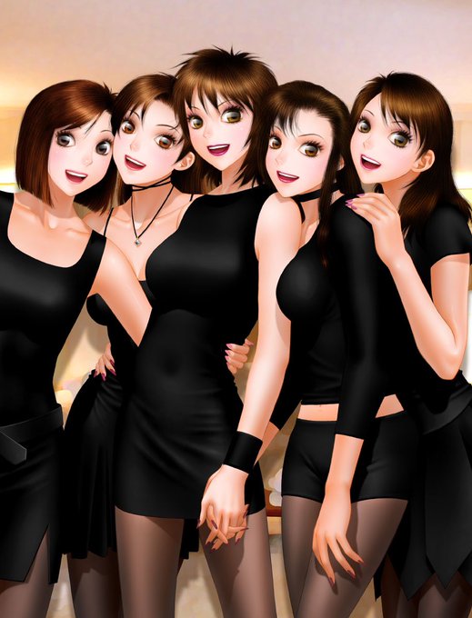 再掲ですが😆扉絵とかカバー絵など… 