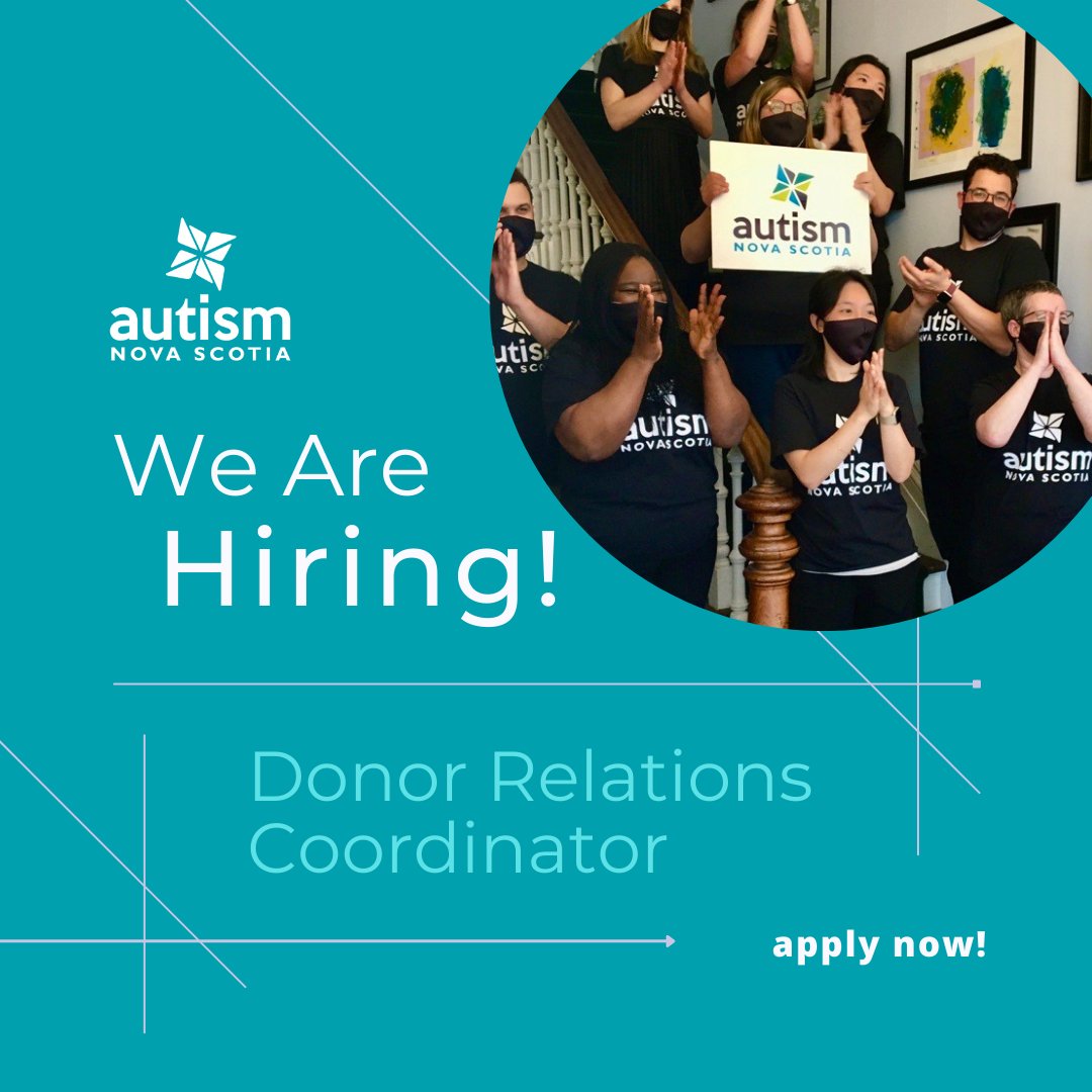 Join our team! Autism Nova Scotia is hiring a Donor Relations Coordinator for a 6 month contract (with possible extension). 

Be a part of something big - apply today by visiting careerbeacon.com/en/job/1710976…
