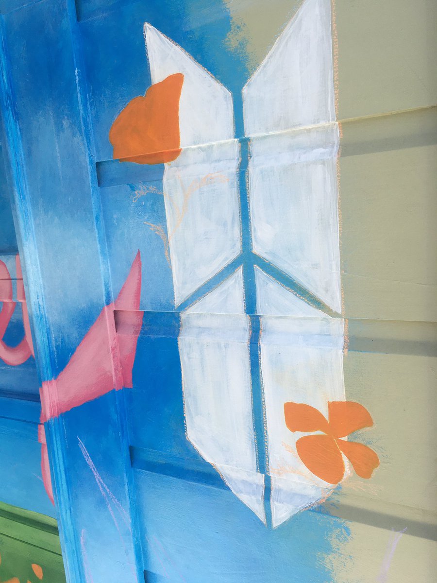 corcoran_cate's tweet photo. Day two in progress of #loveyourself mural honoring @BTS_twt and #BTSARMY in #lowerhaight 💜💜💜 https://t.co/vsKW6yV3qA