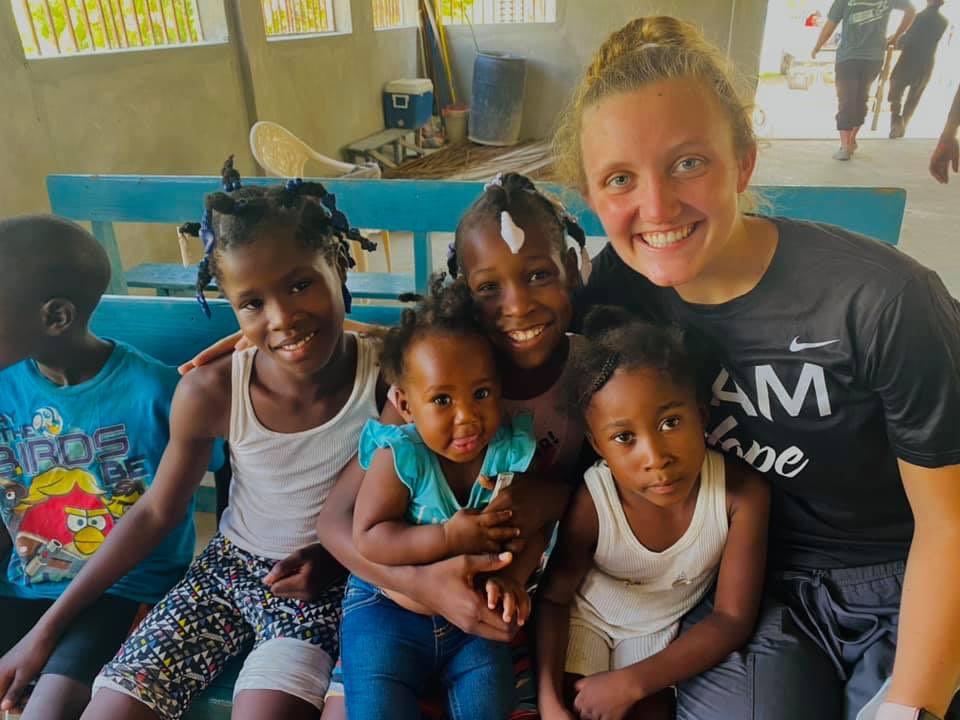 nsuwolves_vb's tweet photo. Wolves Outside Hitter Makenna Steffel doing good work in Haiti. Proud of you Steffy!!! #uNConditional ♥️🐾🐺🏐 https://t.co/ertBvnsBH8