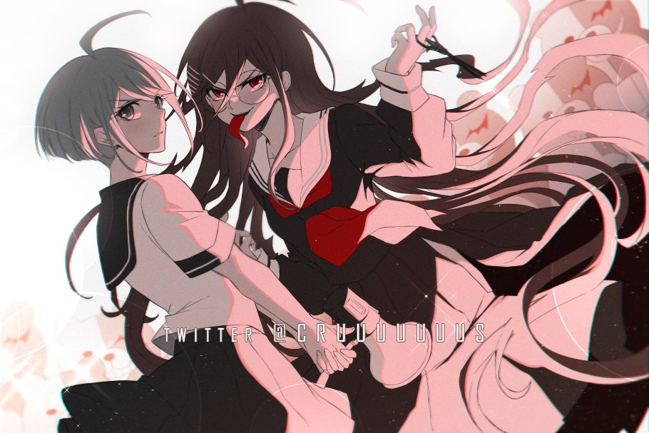 腐川冬子 「𝗔 𝗳𝗿𝗶𝗲𝗻𝗱 𝗵𝗲𝗹𝗽𝗶𝗻𝗴 𝗮 𝗳𝗿𝗶」|Criis-chan 🌸のイラスト