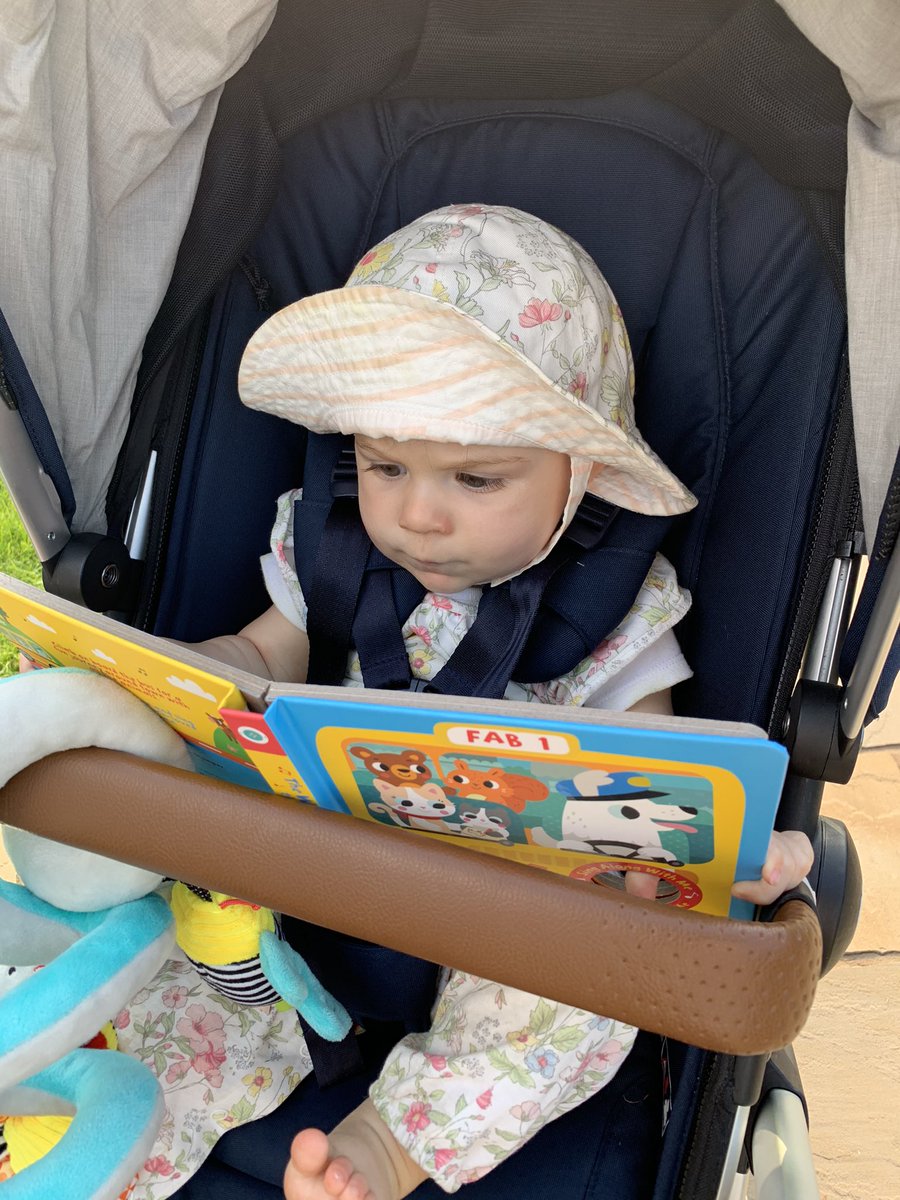 lukestaveley's tweet photo. Absolutely in love with the fact Flora loves books already! #babyreader #readingforpleasure #readingisfun https://t.co/QNMN4Y3Mmr