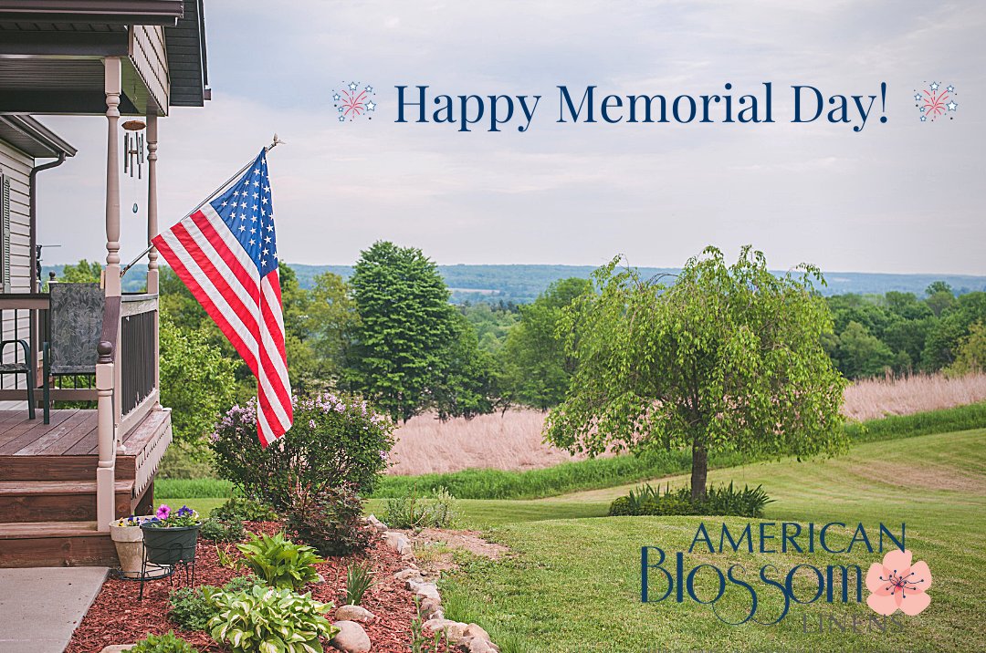 American Blossom Linens tweet media