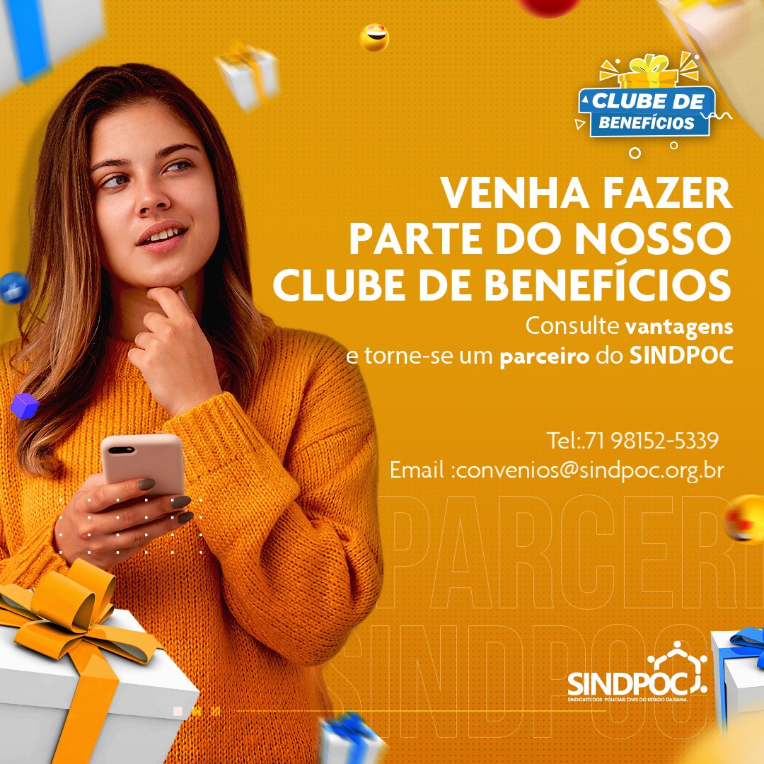EustacioLopes's tweet photo. Venha fazer parte do Clube de Benefícios do SINDPOC. Entre em contato com nosso setor e veja como divulgar sua empresa para os nossos filiados e funcionários da entidade. Confira! https://t.co/gAEDrs2xTS