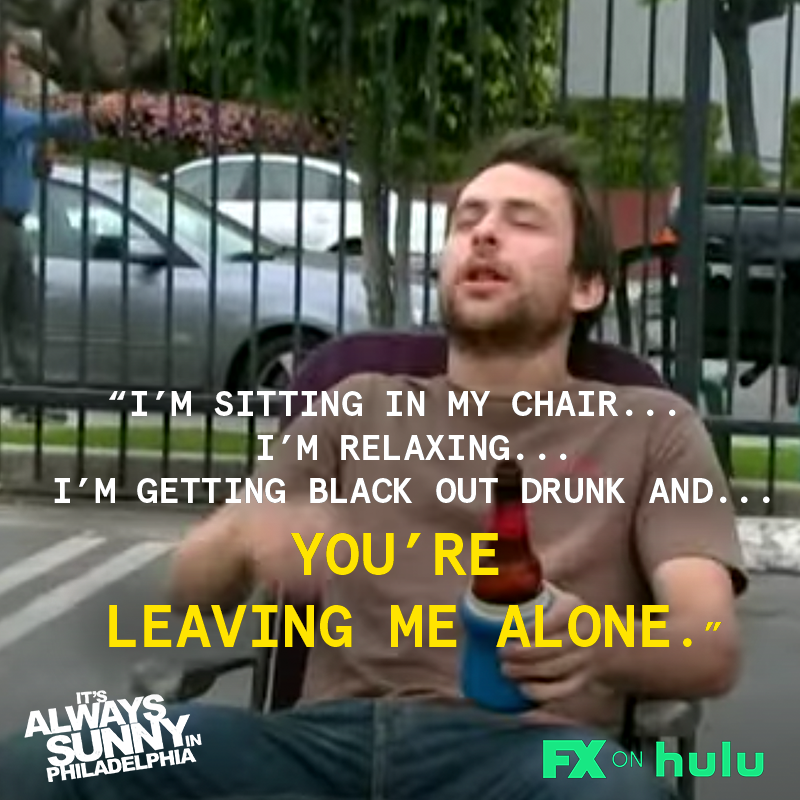 alwayssunny's tweet photo. long weekend #SunnyFXX style https://t.co/cJA3frrwkI