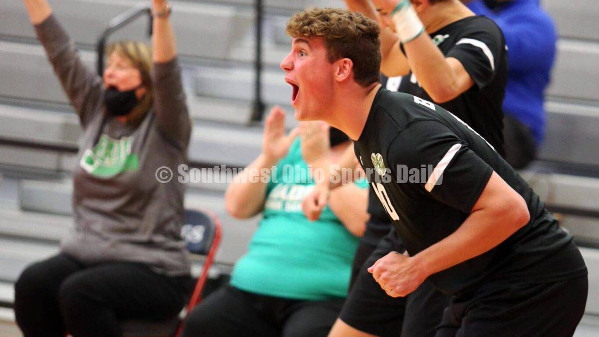 SWOSportsDaily's tweet photo. ICYMI: My report and 36 captioned photos from Badin's regional championship boys volleyball win over La Salle https://t.co/YkkVoaH5Qj @THawkAD @LakotaWestAD @WJMensVball @OlentangyVolley @MoellerVball @ElderVball @cancersux10 #badinrams #lasallelancers https://t.co/g0bApJHbzo