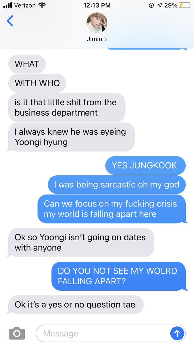 8. Jimin has priorities