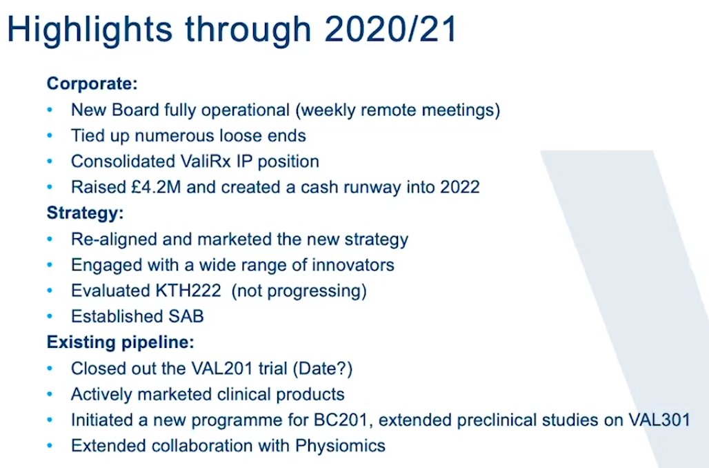 Kidlington's tweet photo. #PYC #Physiomics @Physiomics mentioned during the #VAL #Valirx @valirxplc Investor Q&A
#VAL201 https://t.co/mX5kx91XRK