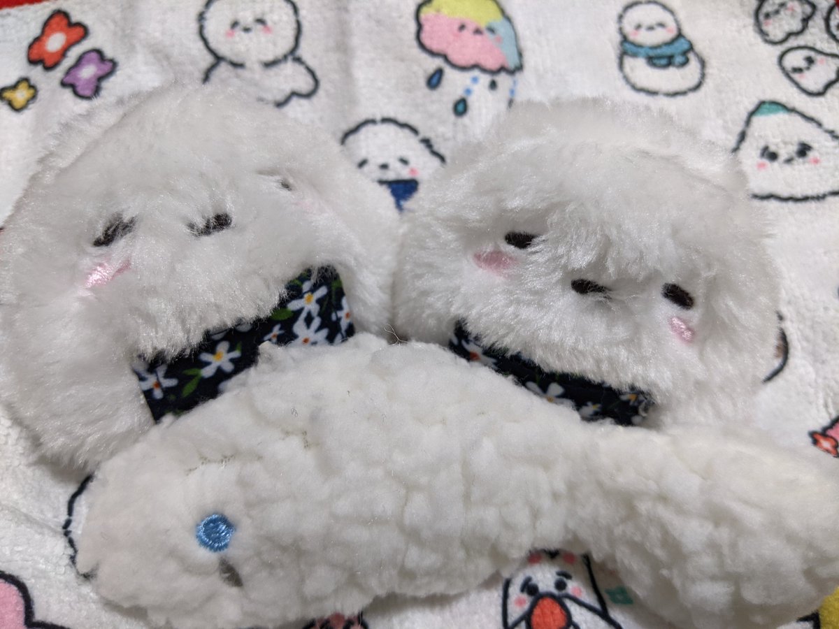 g_m_0419's tweet photo. 《交換・譲渡》
モチパン ワフワぬいぐるみ の交換、お譲り先を探しております。

《譲り》おにぎりちゃん 紺海苔×２、泣き魚×１

《求》かまぼこちゃん、おにぎりちゃん茶海苔、または定価+送料

すべて郵送でのお取引です。都内住みの為都内であれば場所によりますが手渡し可能です。 https://t.co/YYrxkUrmVg