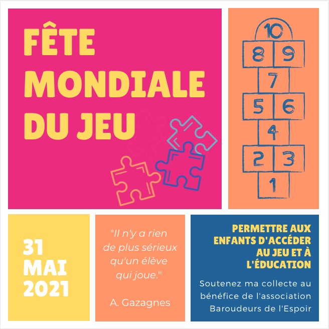 JeSuisBaroudeur's tweet photo. C'est la #journéemondialedujeu !
Vous êtes plutôt terre, mer, montagne ? Choisissez le format qui vous convient et le rythme de jeu qui vous va bien avec un objectif :  accompagner un enfant sur le chemin de l'école ! #runforamalia #défi  #solidarité #enfance #challenge https://t.co/DB0k9mF1Lj
