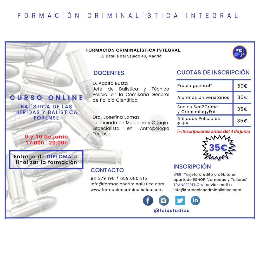 Formación Criminalística Integral tweet media