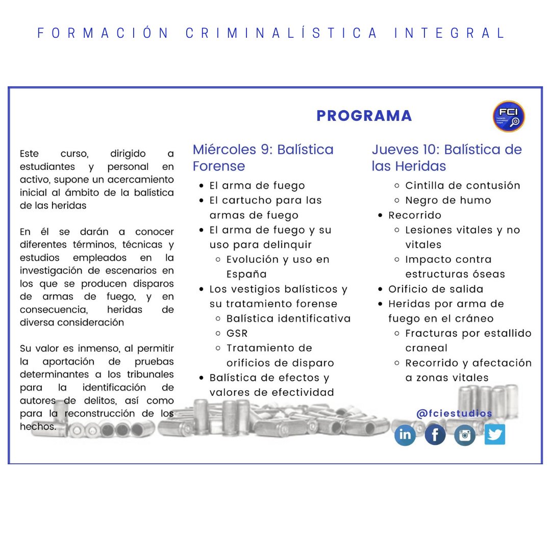 Formación Criminalística Integral tweet media
