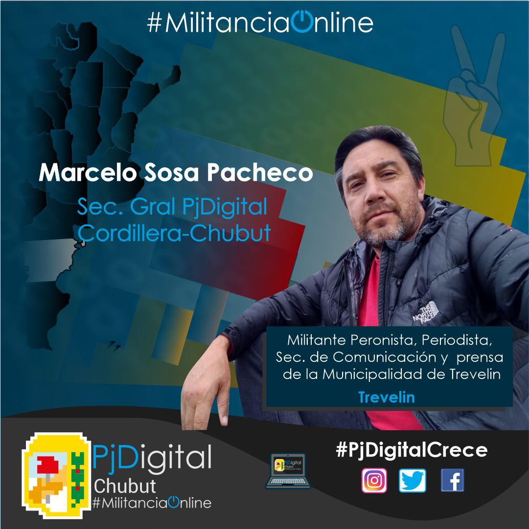 pjdigitalchubut's tweet photo. #PJDReferentes Regionales #PjDigital #Chubut Marcelo Sosa Pacheco @redactoresquel Sec. Gral. d @pjdcordillera
"Tenemos que volver a reconstruir el espacio de los militantes, de los cuadros, tenemos que volver a valorar la política..." (N. Kirchner)
@PJDigitalAR
#PjDigitalCrece https://t.co/E8OXClUUKu