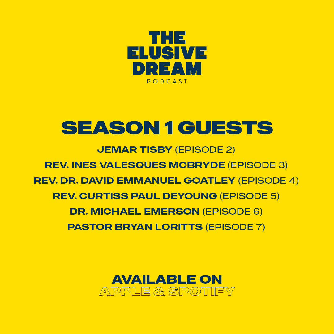 urbanartsdig's tweet photo. Season 1 of the Elusive Dream Podcast included an impressive list of guest contributors.

@JemarTisby 
@INESmcbryde 
@DrDavidGoatley 
@bcloritts 

#urbanartsdigital #elusivedreampod #podcast #podcastguests #sociology #race #faith #church #multiracialchurch https://t.co/zuXTiGehXT