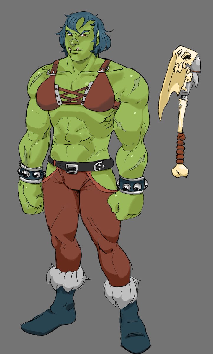 aramisp6's tweet photo. Obligatory orcess before the month ends
#orc #orcess #characterdesign https://t.co/XKGDpomvQ0