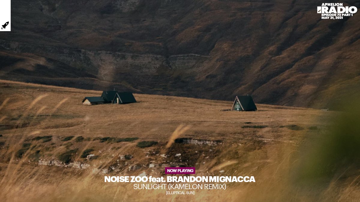 aphelionaudio's tweet photo. 8. Noise Zoo feat. Brandon Mignacca 'Sunlight [Kamelon Remix]' (Elliptical Sun)

@noisezoomusic @EllipticalSun 

Watch Live on YouTube:
https://t.co/kvY1VLj1Yl

#AphelionRadio #APR072 https://t.co/mJwOr0luAL