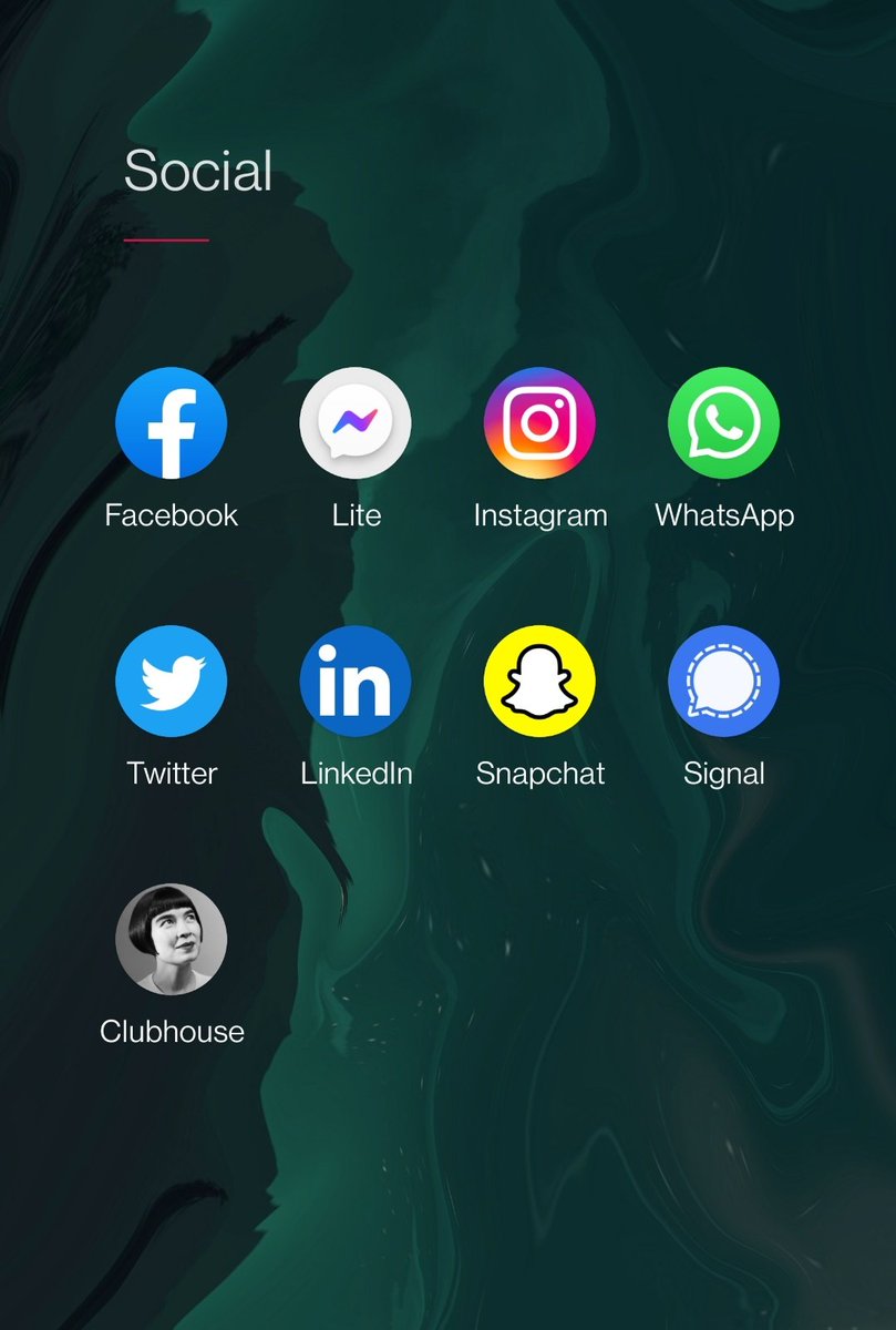 GeorgeSaji7's tweet photo. I finally moved club house to my socials folder. #Clubhouse https://t.co/VIAe3Qp9x8