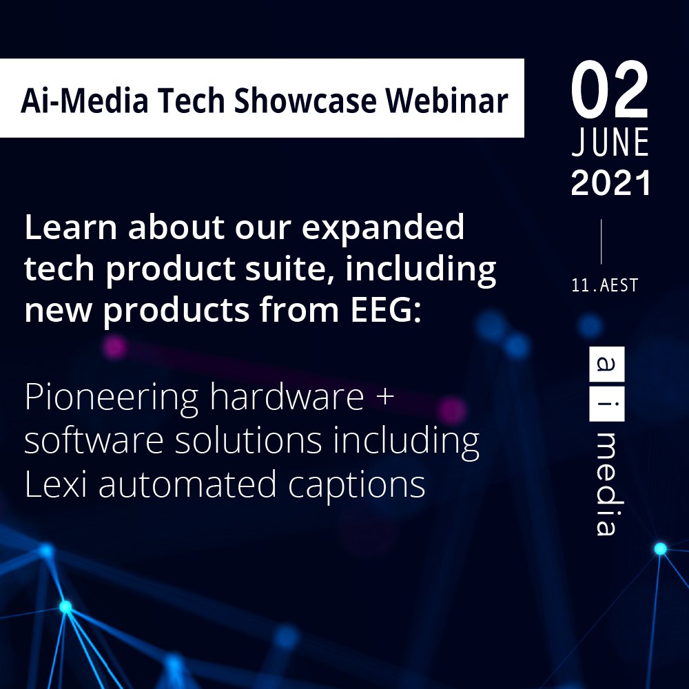 Join us at our webinar to find the best tech solution for your business: hubs.ly/H0NW8ty0

#closedcaptions #accessiblecontent #AIMedia #webinar #tech