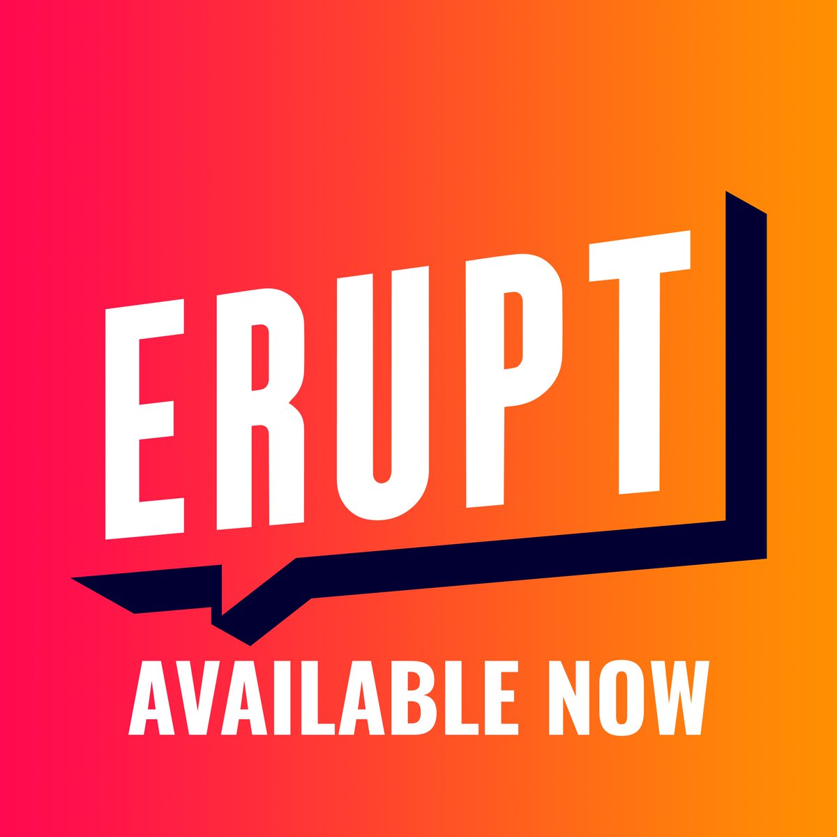 Eruptnow's tweet photo. It is time to start playing a diferent game. Erupt is the beginning of the new era of political debate. Available now https://t.co/2YYXnrrLAy