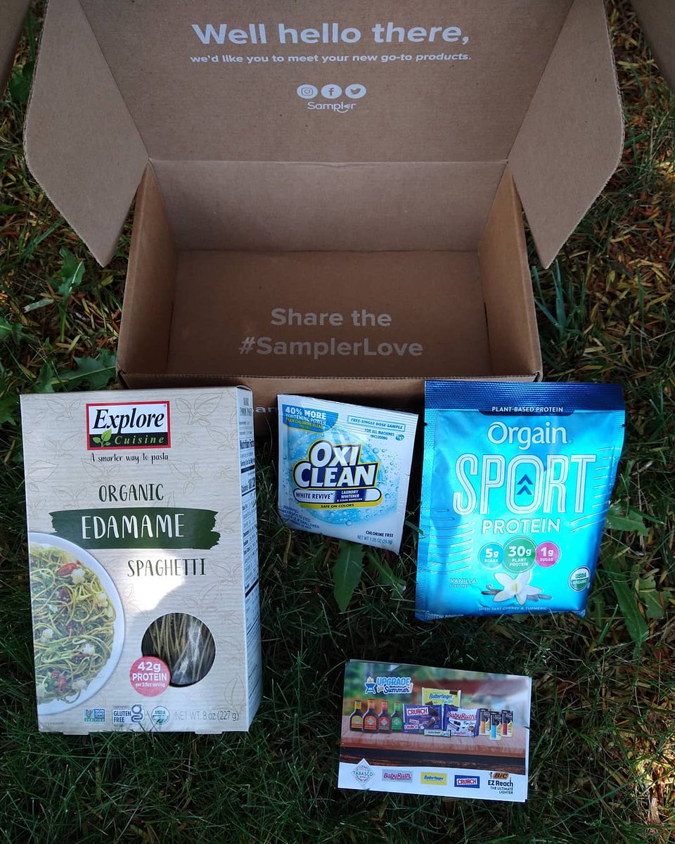 luciana_peter1's tweet photo. Thank you! @TheSamplerApp for the opportunity to test and review these amazing products.
@explorecuisine
@DrinkOrgain
❤️Let's be Friends! FOLLOW ME: @luciana.peter_1 on all socials❤️ #samplerlove #gotitfree #explorecuisine #orgainprotein #oxiclean
https://t.co/r1qGCiuLoV https://t.co/qczvKiMNma
