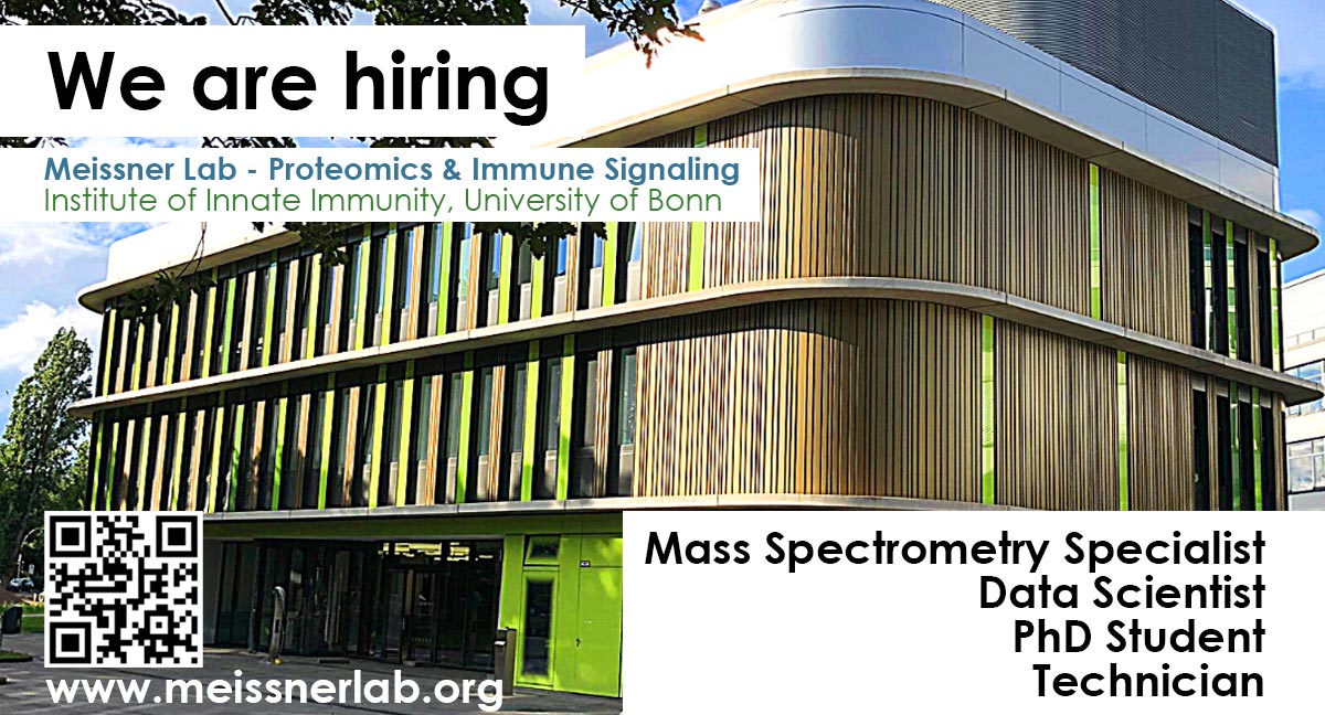 Meissner_Lab (@meissner_lab) on Twitter photo Looking for enthusiasts to join our team!
Open positions in Proteomics & Immune Signaling:
<a href="/meissner_lab/">Meissner_Lab</a> <a href="/IIIBonn/">Institute of Innate Immunity</a> @Immunosens
meissnerlab.org
iiibonn.de/about-iii-2/op… Looking for enthusiasts to join our team!
Open positions in Proteomics & Immune Signaling:
<a href="/meissner_lab/">Meissner_Lab</a> <a href="/IIIBonn/">Institute of Innate Immunity</a> @Immunosens
meissnerlab.org
iiibonn.de/about-iii-2/op…