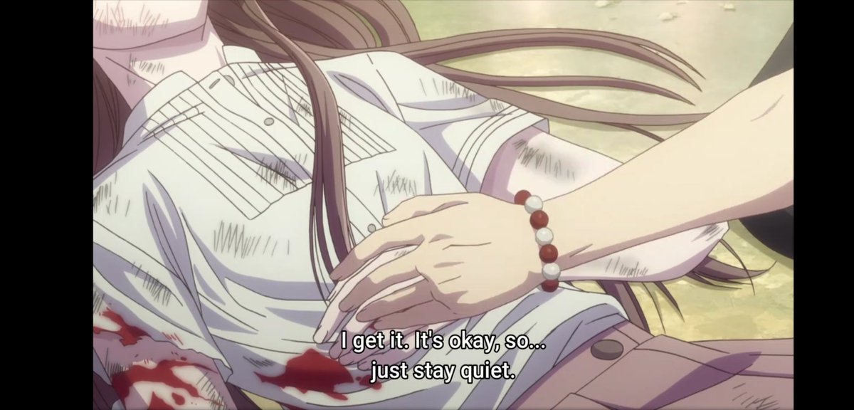 kitashin_'s tweet photo. #fruitsbasket ep 9 spoilers

i'm crying their first kiss really had to be like this :'< https://t.co/w7HioTSlY3
