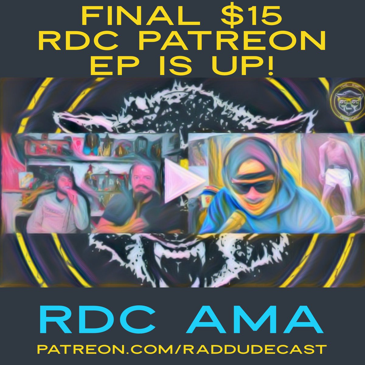 Our final $15 monthly bonus Patreon ep is up! We spend the last Rad Dudecast before the switch to Friday Night Greg answering your questions! Listen by joining our Patreon, link in bio.