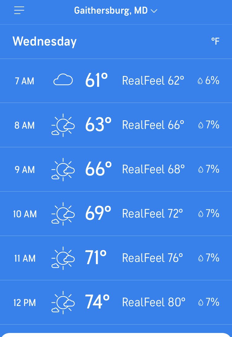 First graduation in the Cougar Dome will be Wed, 6/2 @ 9:00 am! 
Hey <a href="/fox5melanie/">Melanie Alnwick</a> <a href="/fox5dc/">FOX 5 DC</a> <a href="/nbcwashington/">NBC4 Washington</a> can we keep this forecast? 🌞👇🏻
We have 540 QO Class of 2021 Students &amp; family ready to celebrate excellence! 🙌🏻🐾❤️ <a href="/Qohs2021/">QO Seniors 🚨</a> <a href="/QOCKelly_Adams/">QO Colleen Adams</a> <a href="/QOHSCounseling/">QO Counseling</a> <a href="/QOAthletics/">Quince Orchard Athletics</a>