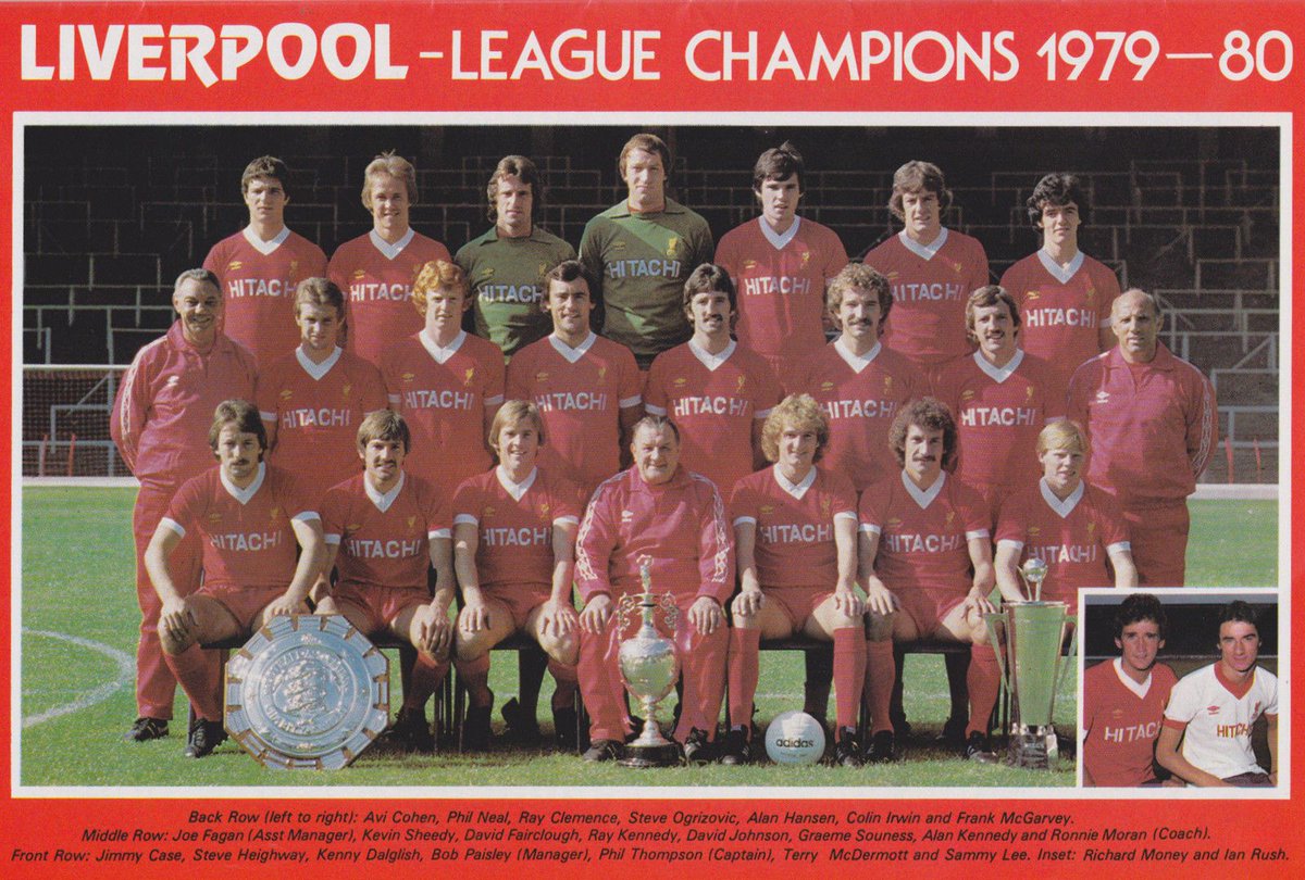 Liverpool's 12th league title  1979/80 season...