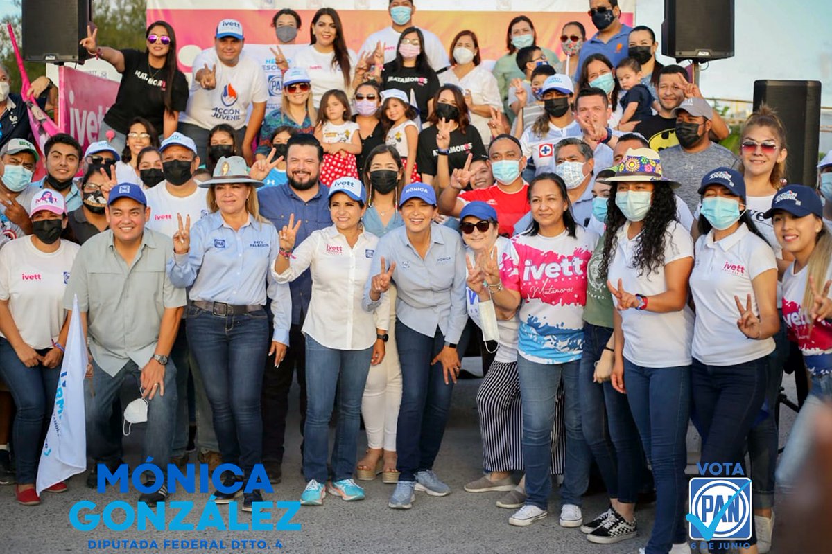 Esta campaña ha sido una gran fiesta. 

¡Vota PAN!
.
.
#VotaporMónicaGonzález
#VotaPAN
#DistritoIV
#Matamoros
#MónicaDiputadaFederal