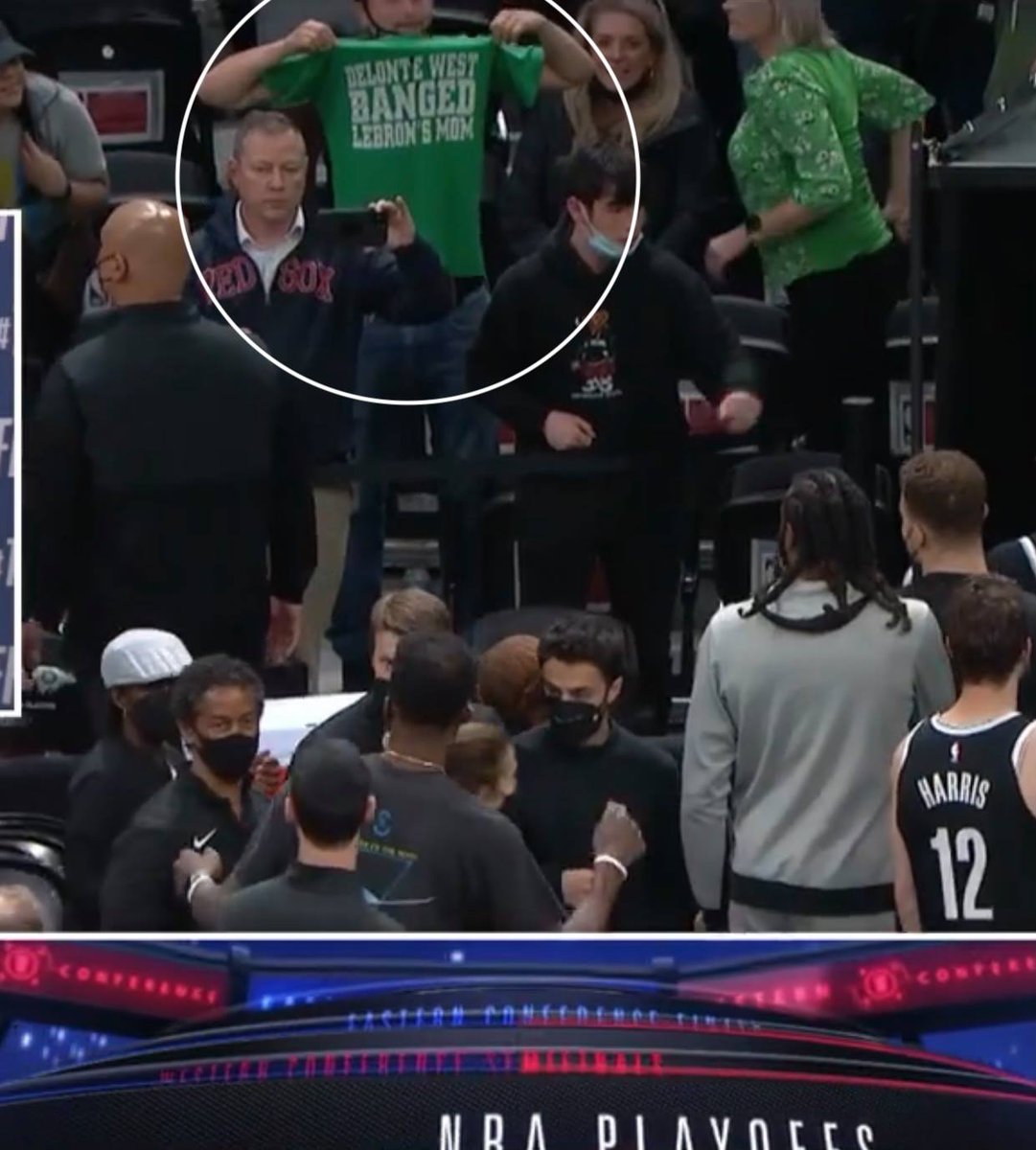 NBAMemes's tweet photo. Sorry LeBron, but this Celtics' fan's t-shirt is one of the best we've ever seen 🤣🤣 https://t.co/mqxjmi90ss