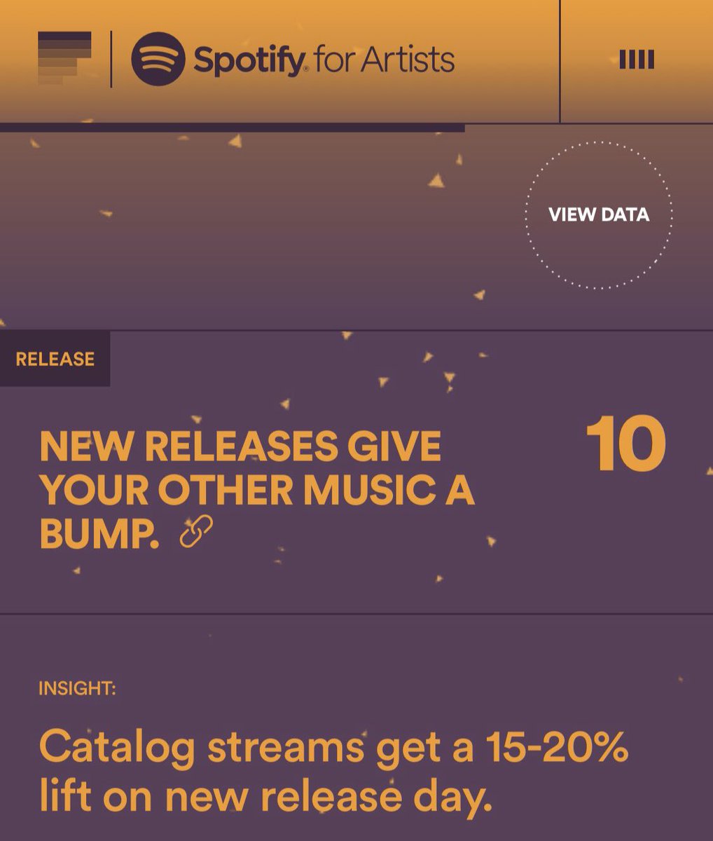 MusicCareerPro's tweet photo. Releasing music consistently gives your catalog a 15-20% boost and builds trust with your fans.

#Spotify #spotifyforartists #SpotifyPlaylist #spotifypromotion #indieartist #musicmarketing https://t.co/Tax3AAY9HY