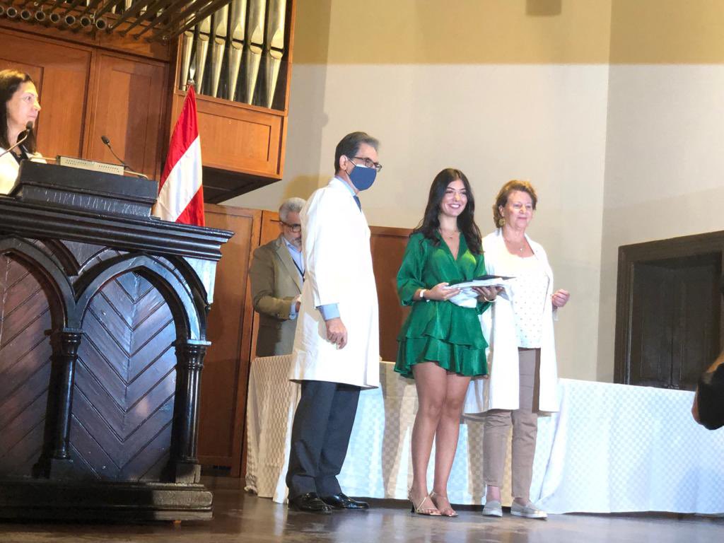 DrFadloKhuri's tweet photo. Magnificent and moving White coat ceremony for the future physicians of the @AUB_Lebanon Faculty of Medicine and @AUBMC_Official #Classof2023 with stellar leadership by great women leadership! https://t.co/NwlrfDuGA7