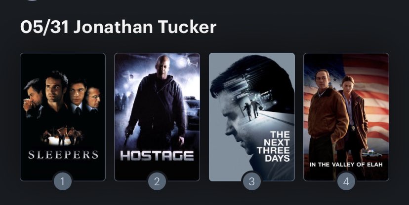 Hoy cumple años el actor Jonathan Tucker (39) Happy birthday ! Aquí mi Ranking: 