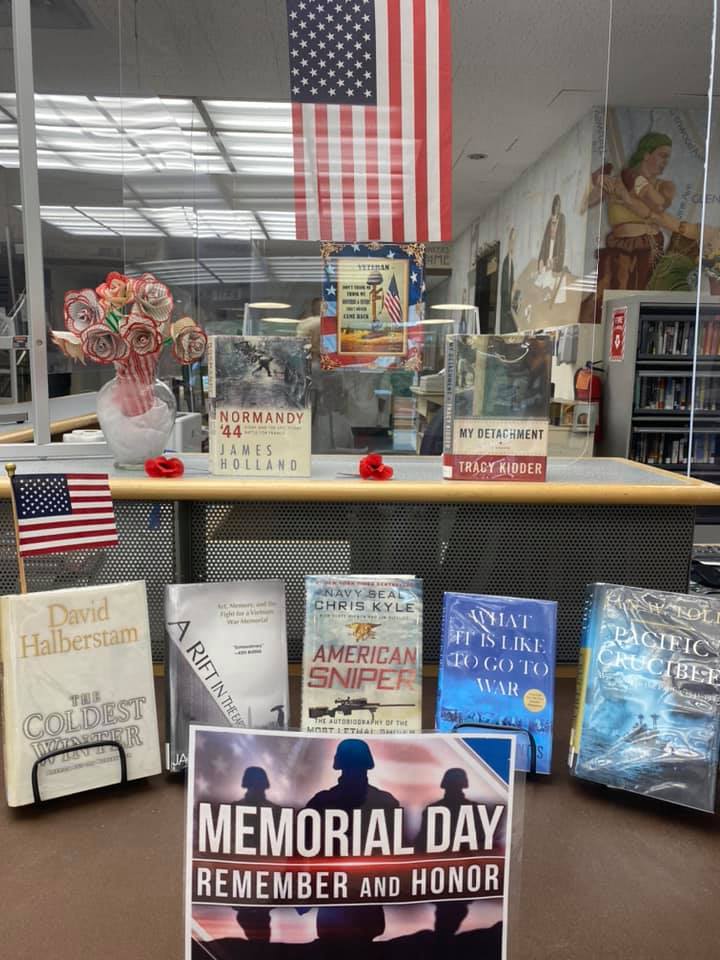yonkerslibrary's tweet image. Honoring those who died serving their country. #YonkersPublicLibrary