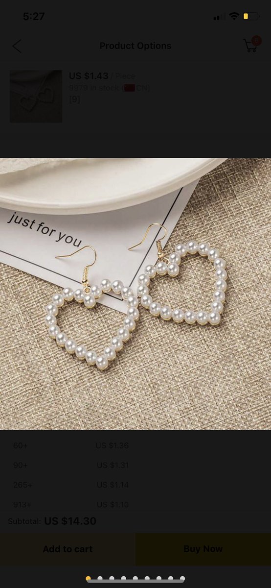 $3 earrings